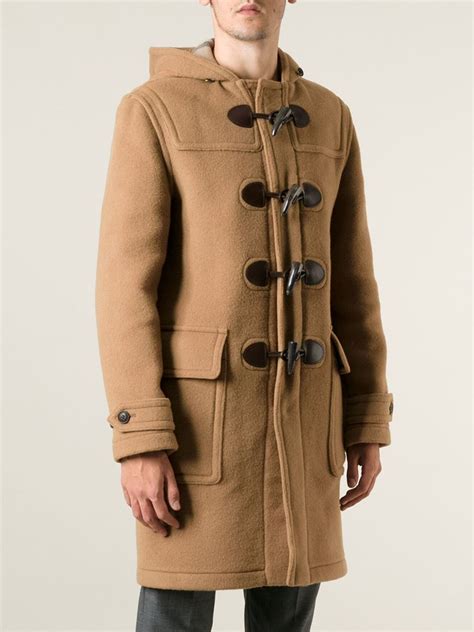 burberry pea coat man|burberry duffle coat men's.